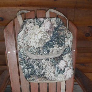 Tapestry Back Pack with Cinch closure